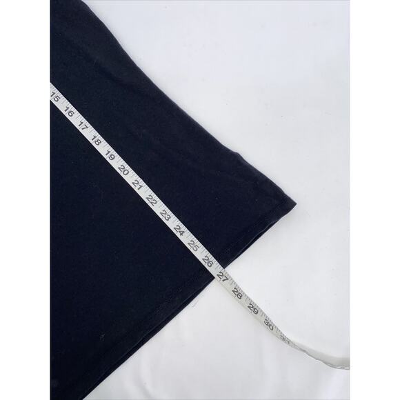 Amazon Stretch Round Neck Short Sleeve Pullover Skater Girl T-Shirt Black Large - Picture 7 of 7